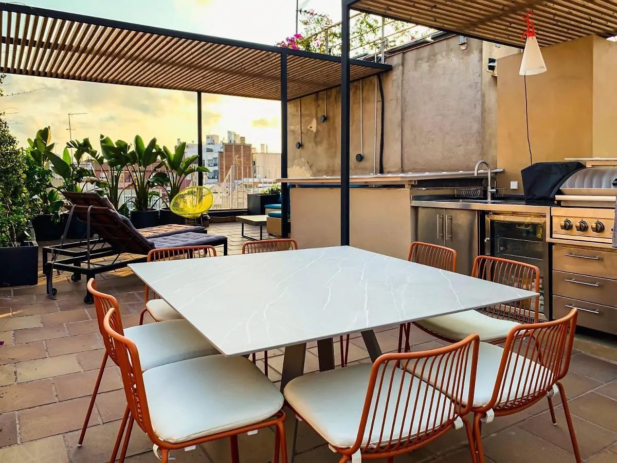 Incredible 2Br Penthouse With Urban Rooftop Garden Barcelona Spain